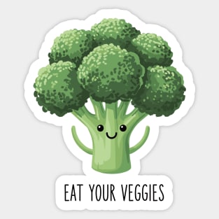 Eat Your Veggies Sticker